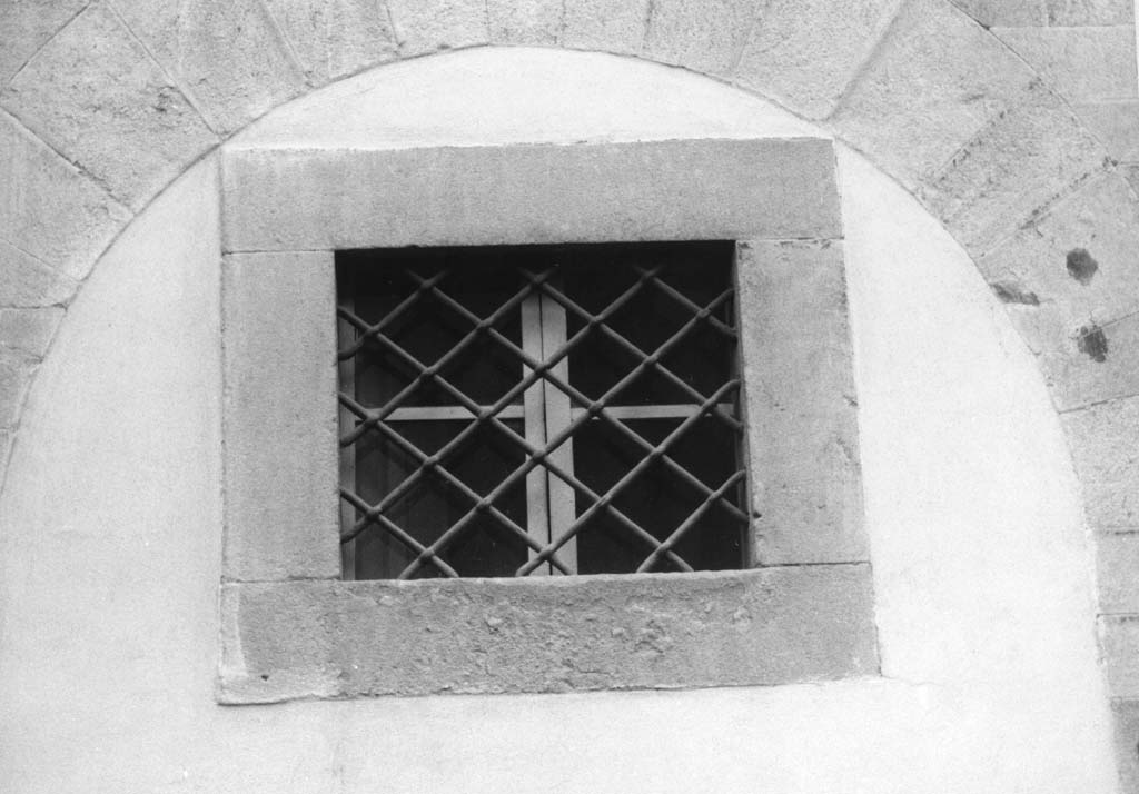 mostra di finestra - bottega aretina (sec. XVIII)