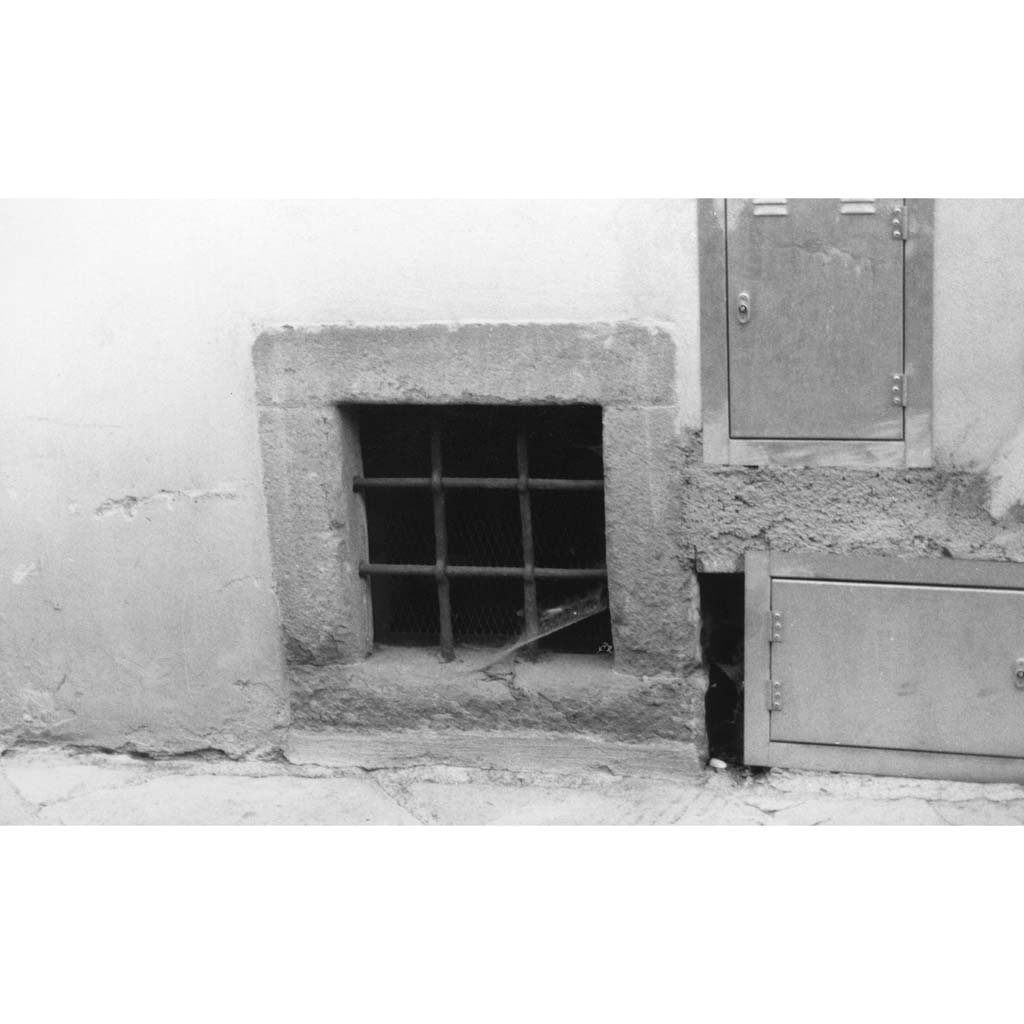 mostra di finestra - bottega aretina (sec. XVIII)