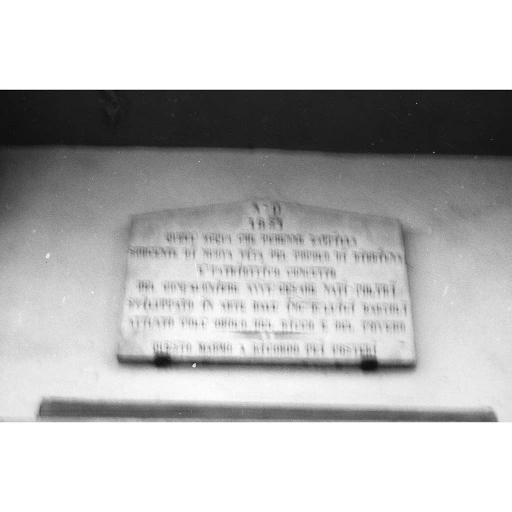 lapide - bottega aretina (sec. XIX)