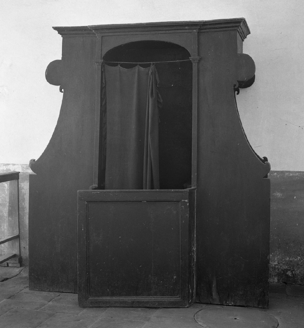 confessionale - bottega toscana (inizio sec. XIX)