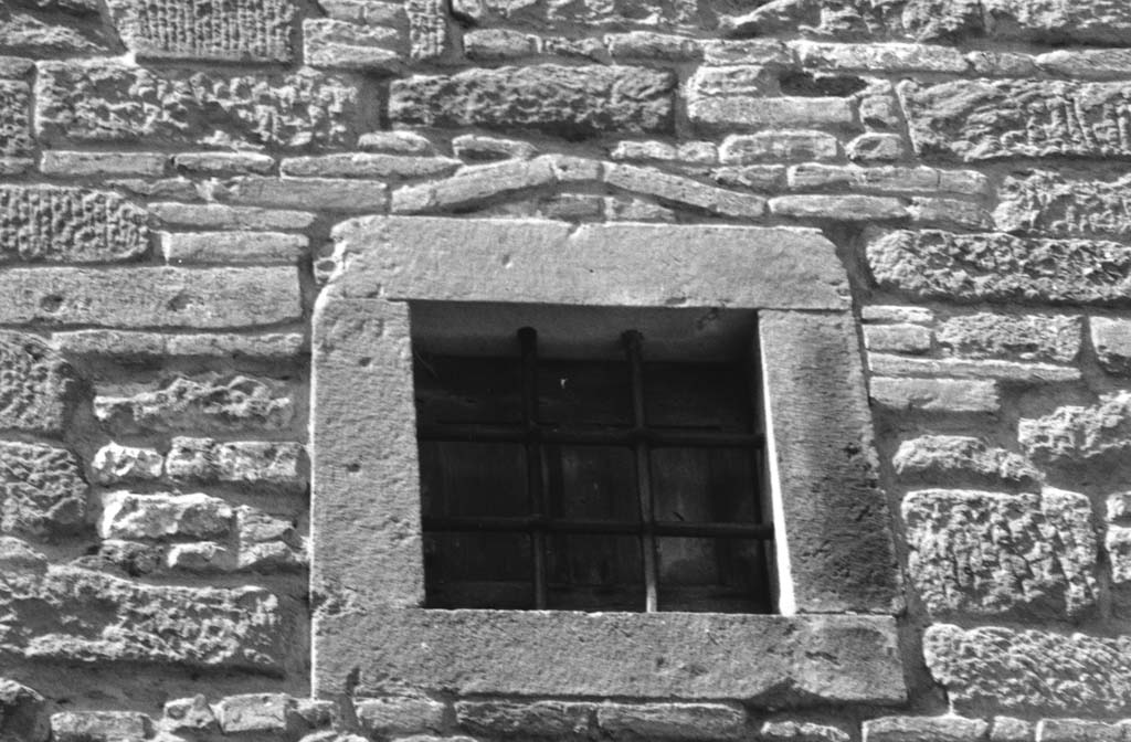 mostra di finestra - bottega aretina (fine/inizio secc. XVI/ XVII)