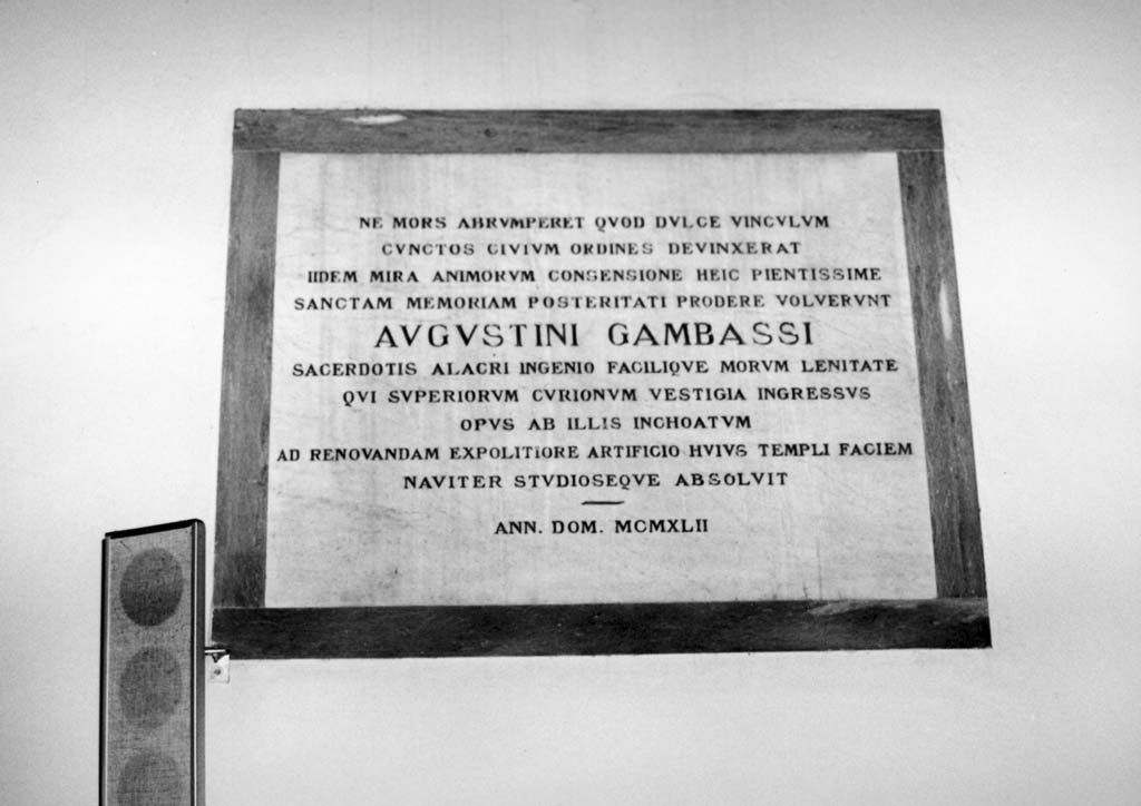 lapide - bottega aretina (sec. XX)