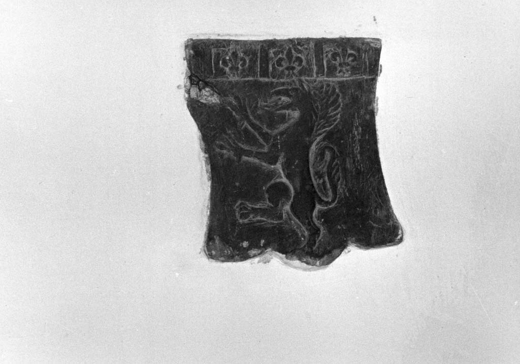 stemma della famiglia Grifi (rilievo) - bottega aretina (secondo quarto sec. XVI)