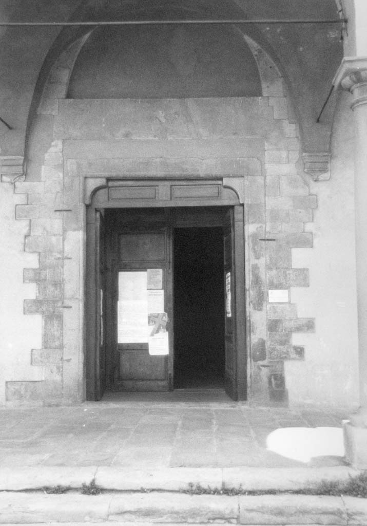 mostra di portale - bottega aretina (secondo quarto sec. XVII)