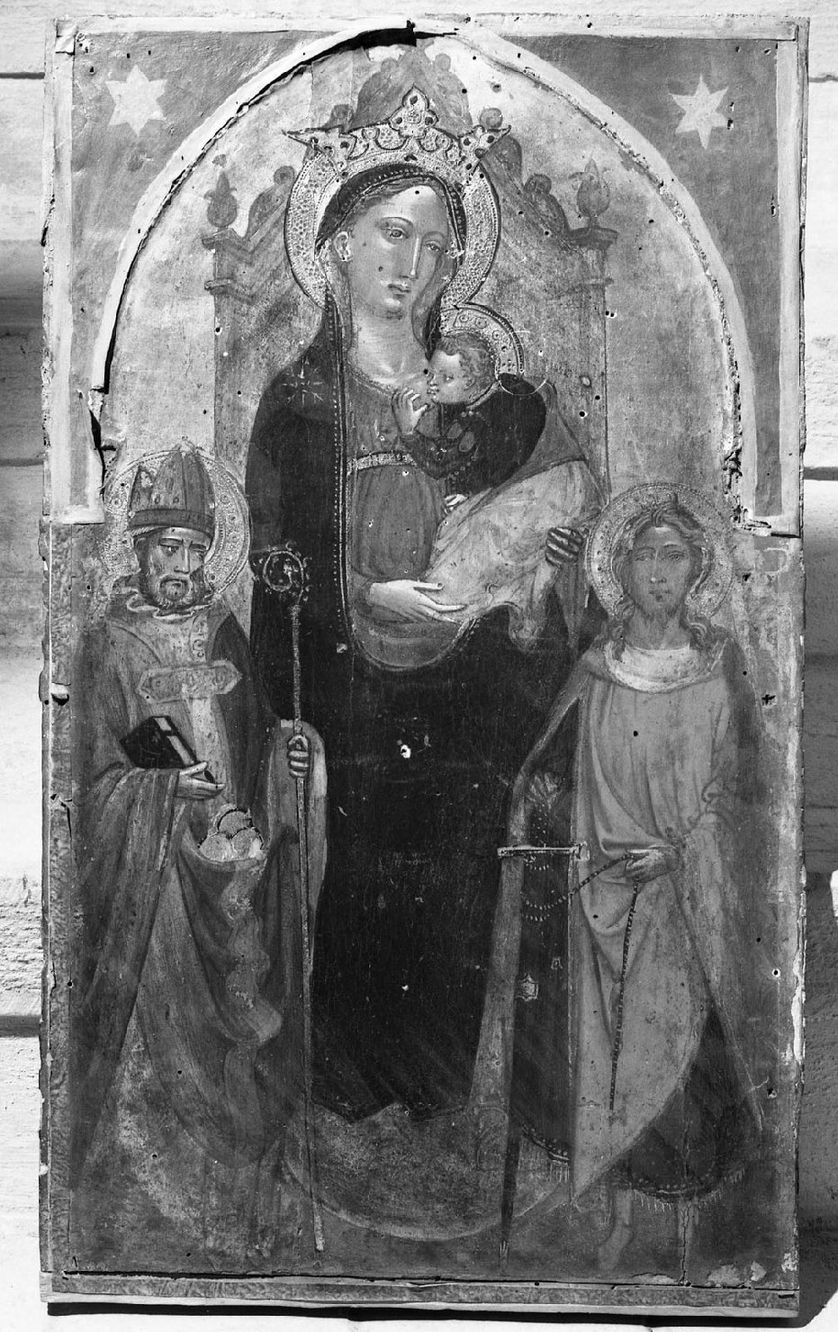 Madonna in trono con Bambino e Santi (dipinto) - ambito umbro (fine/inizio secc. XIV/ XV)