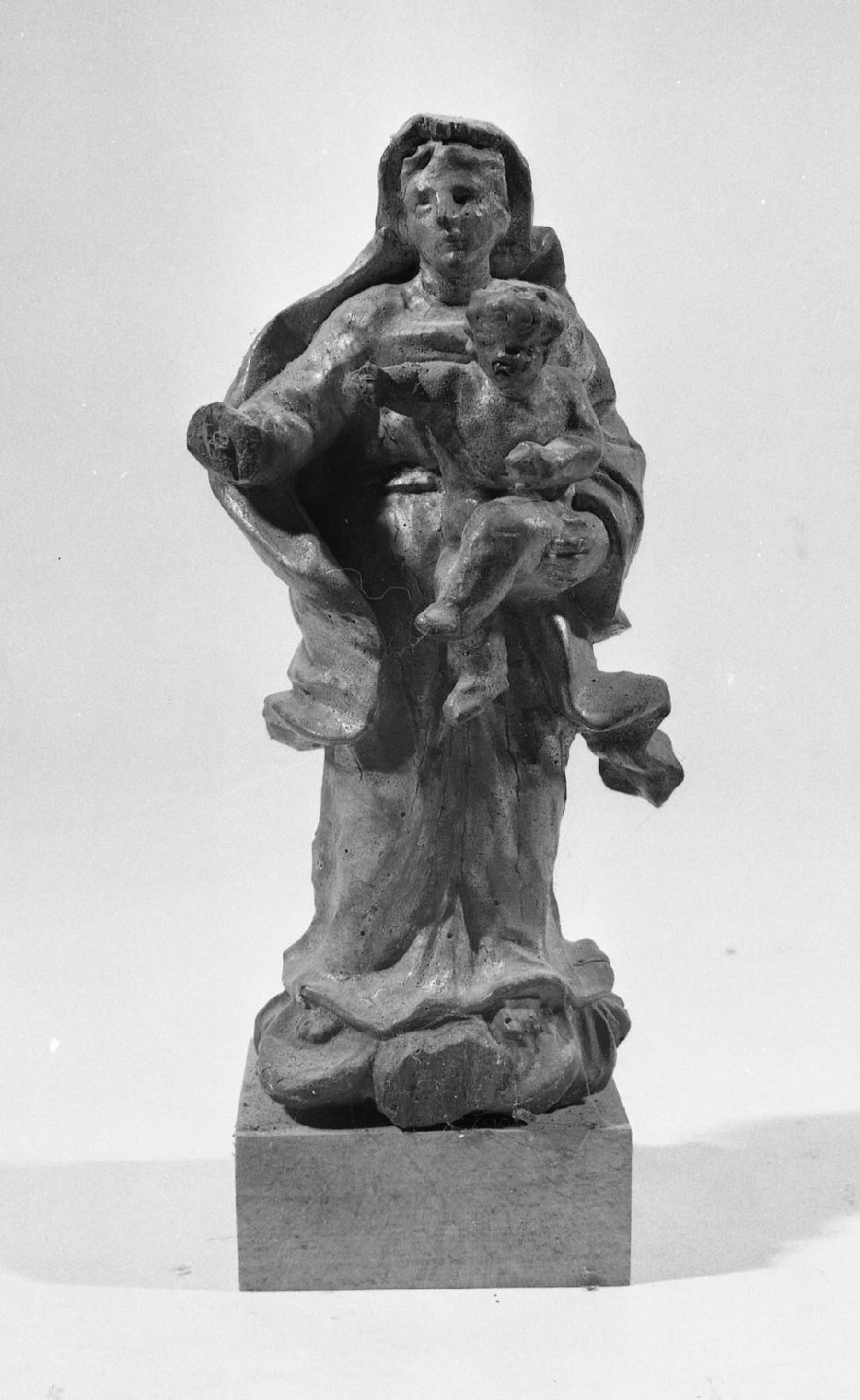 Madonna con Bambino (statua) - manifattura aretina (seconda metà sec. XVII)