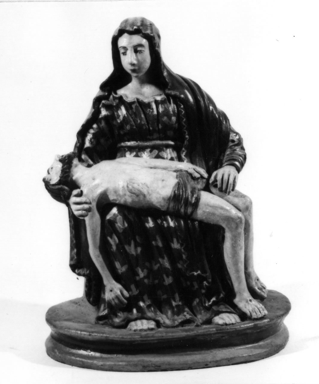 Pietà (statuetta devozionale) - manifattura aretina (fine sec. XVIII)
