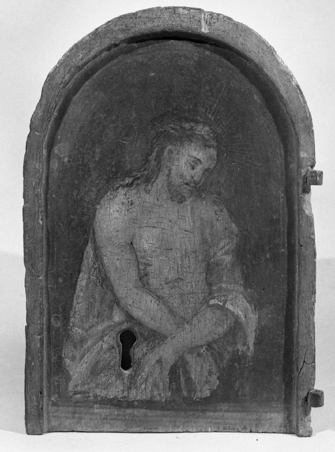 Cristo deposto dalla croce (sportello di tabernacolo) - manifattura toscana (inizio sec. XVII)
