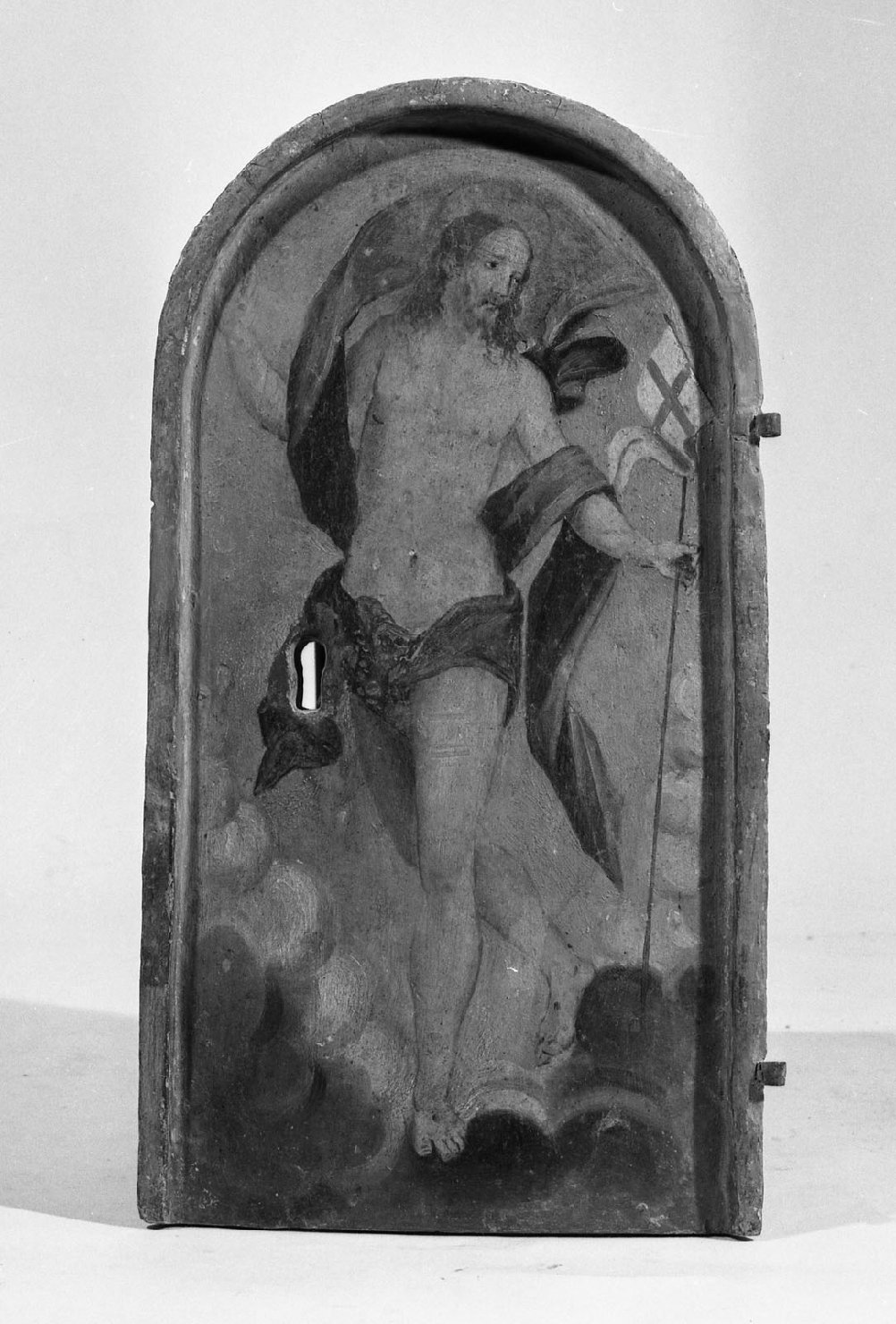 Cristo risorto (sportello di tabernacolo) - ambito toscano (fine sec. XVI)