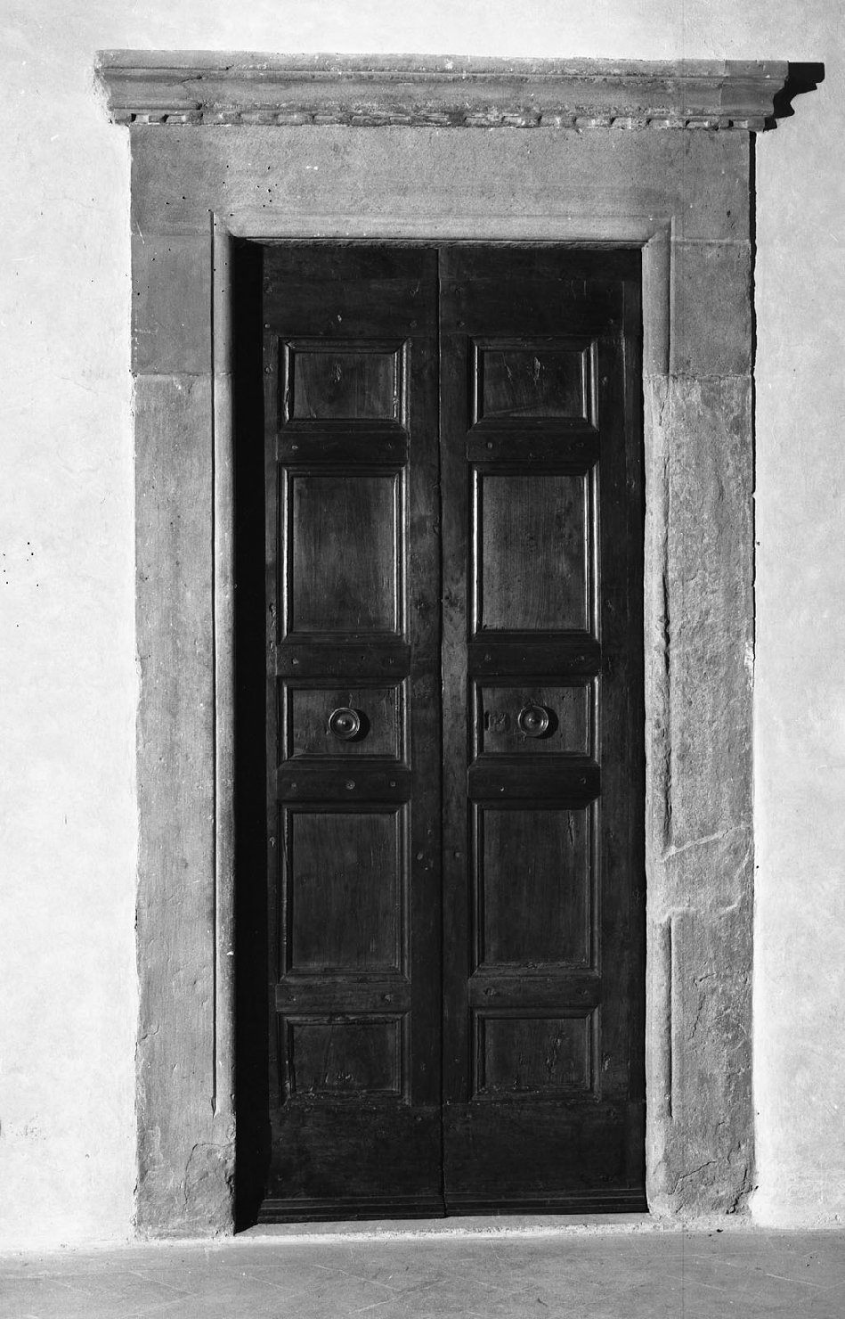 mostra di porta - manifattura toscana (prima metà sec. XV)