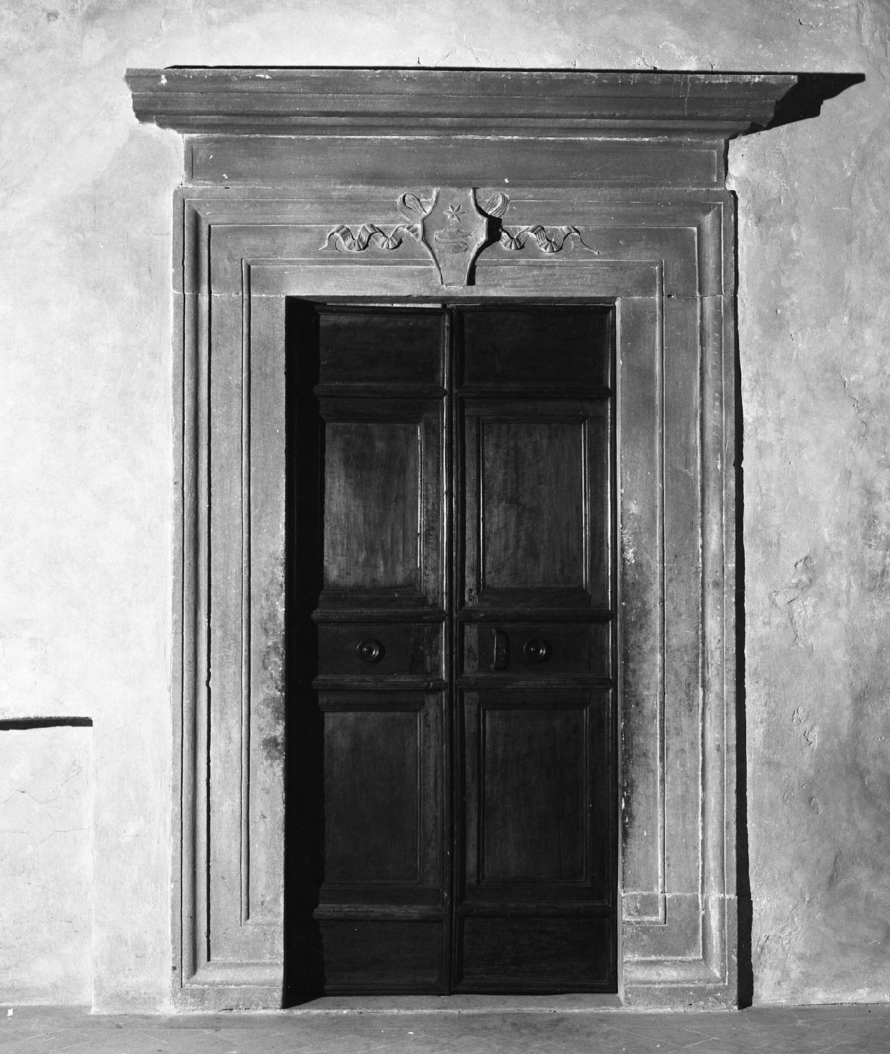 mostra di porta - manifattura toscana (prima metà sec. XVI)