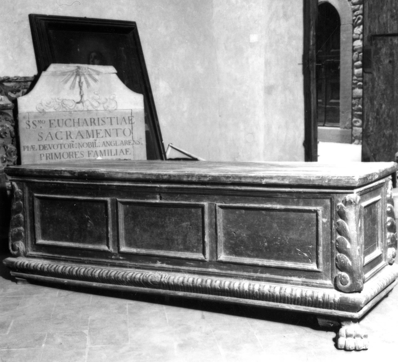 paratoio - manifattura toscana (fine/inizio secc. XVII/ XVIII)