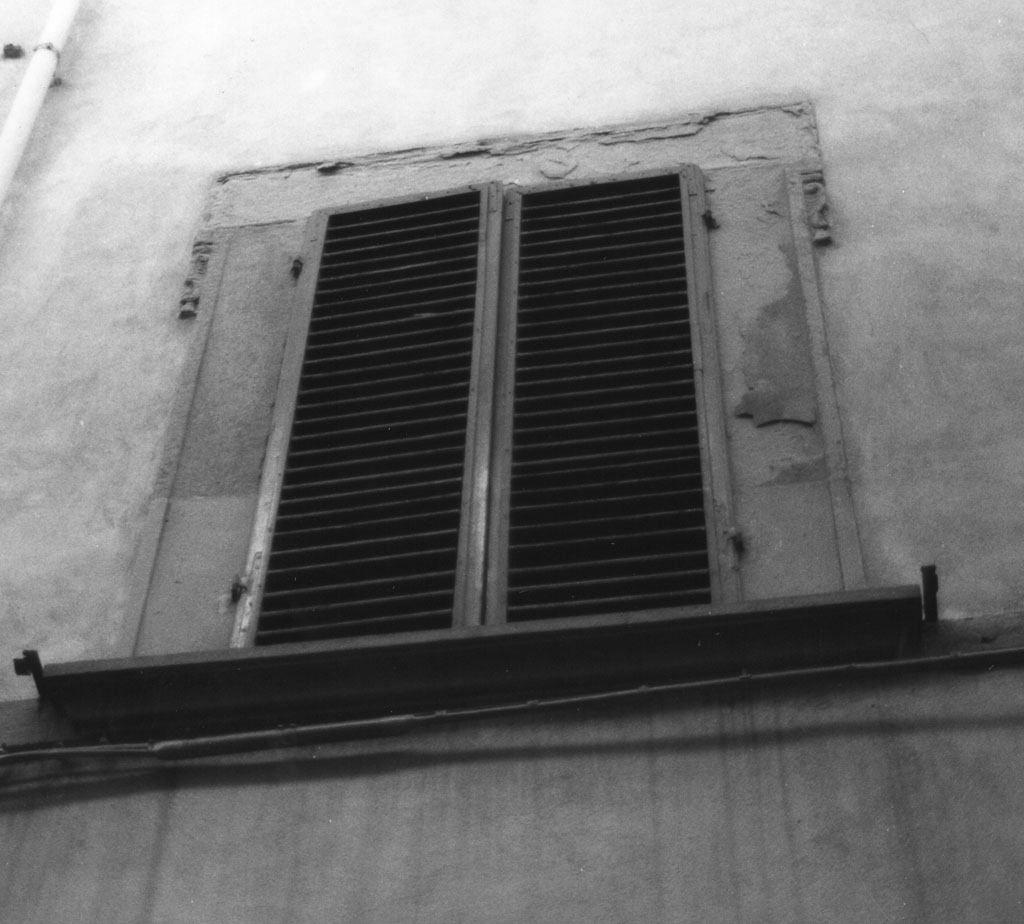 mostra di finestra, serie - bottega aretina (sec. XVIII)