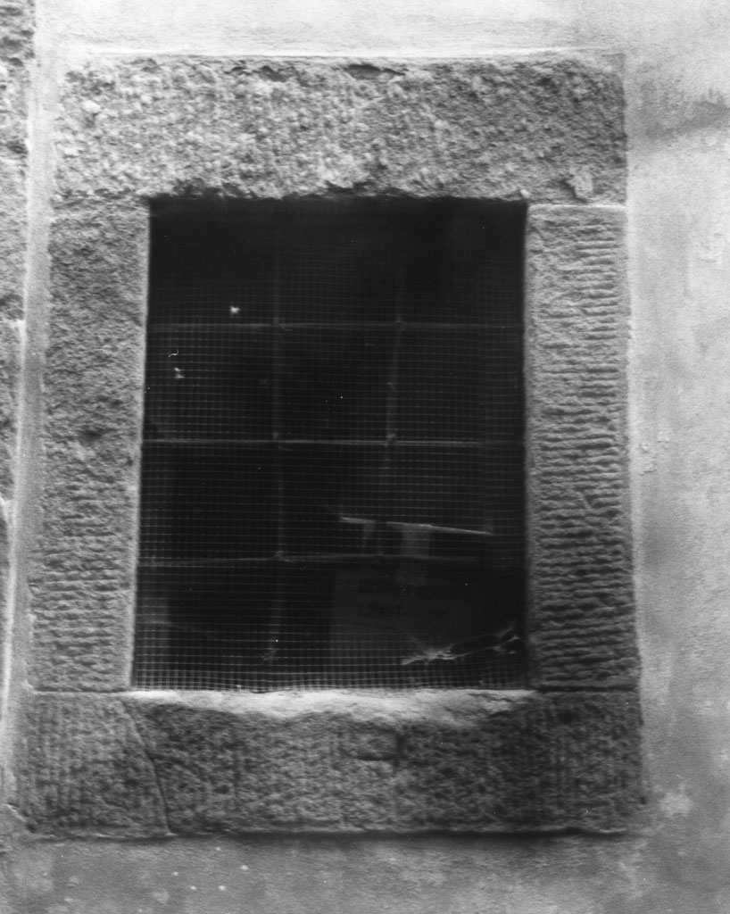 mostra di finestra - bottega aretina (sec. XIX)