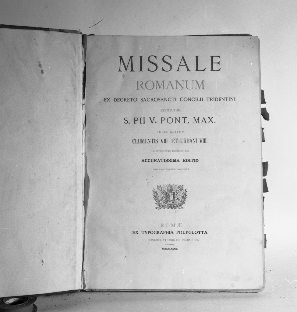 messale cantato - bottega romana (sec. XIX)