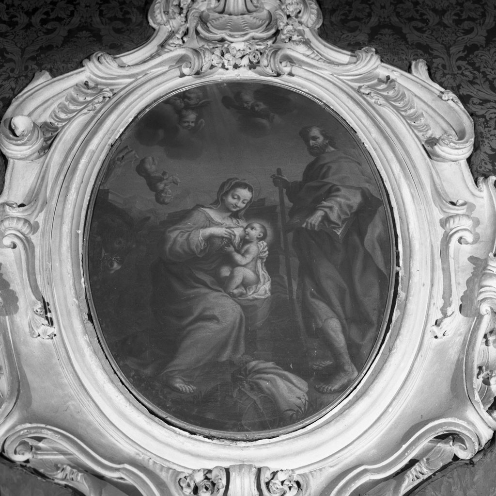 riposo nella fuga in Egitto (dipinto) - ambito toscano (primo quarto sec. XVIII)