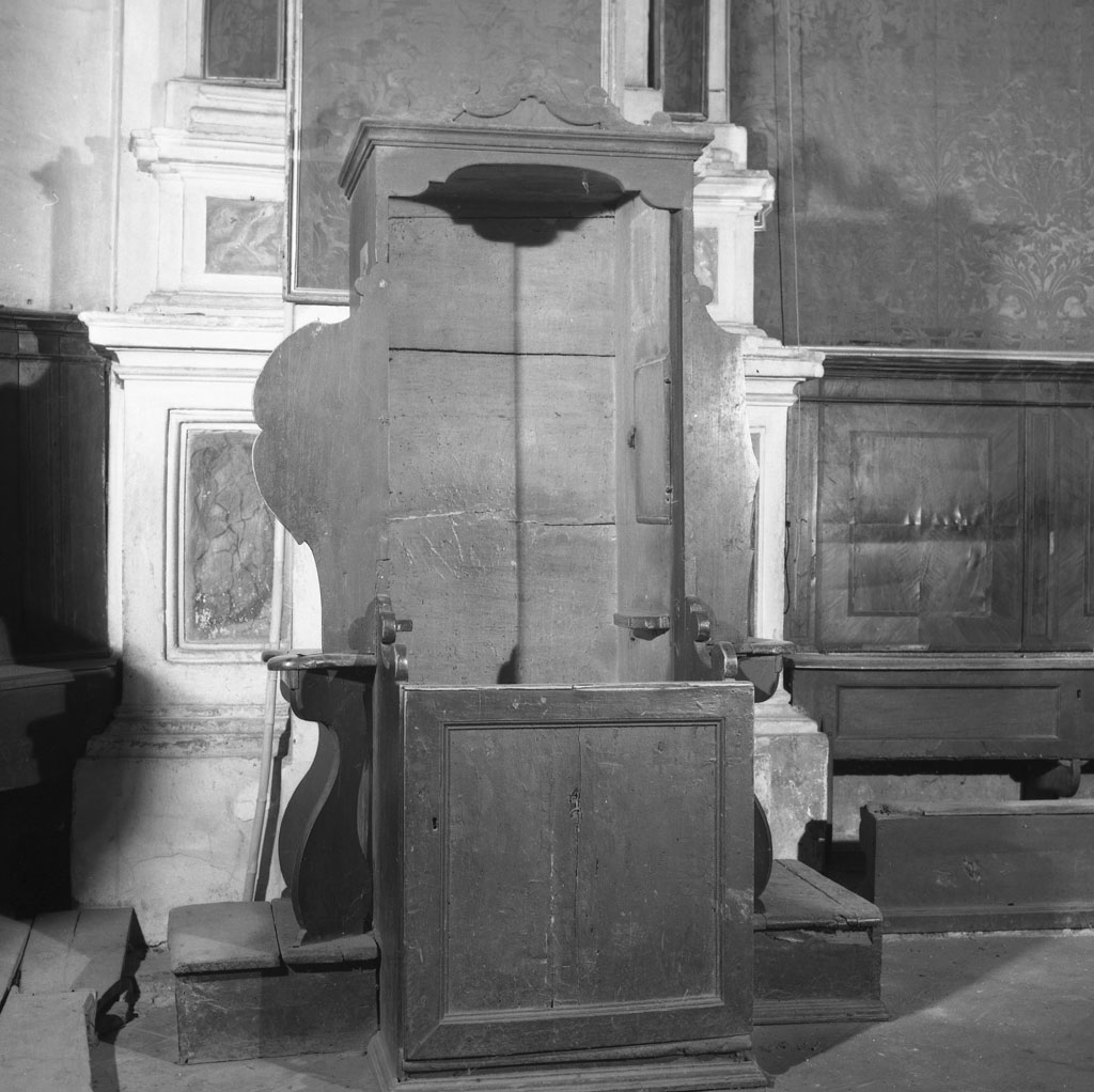 confessionale - bottega toscana (prima metà sec. XX)