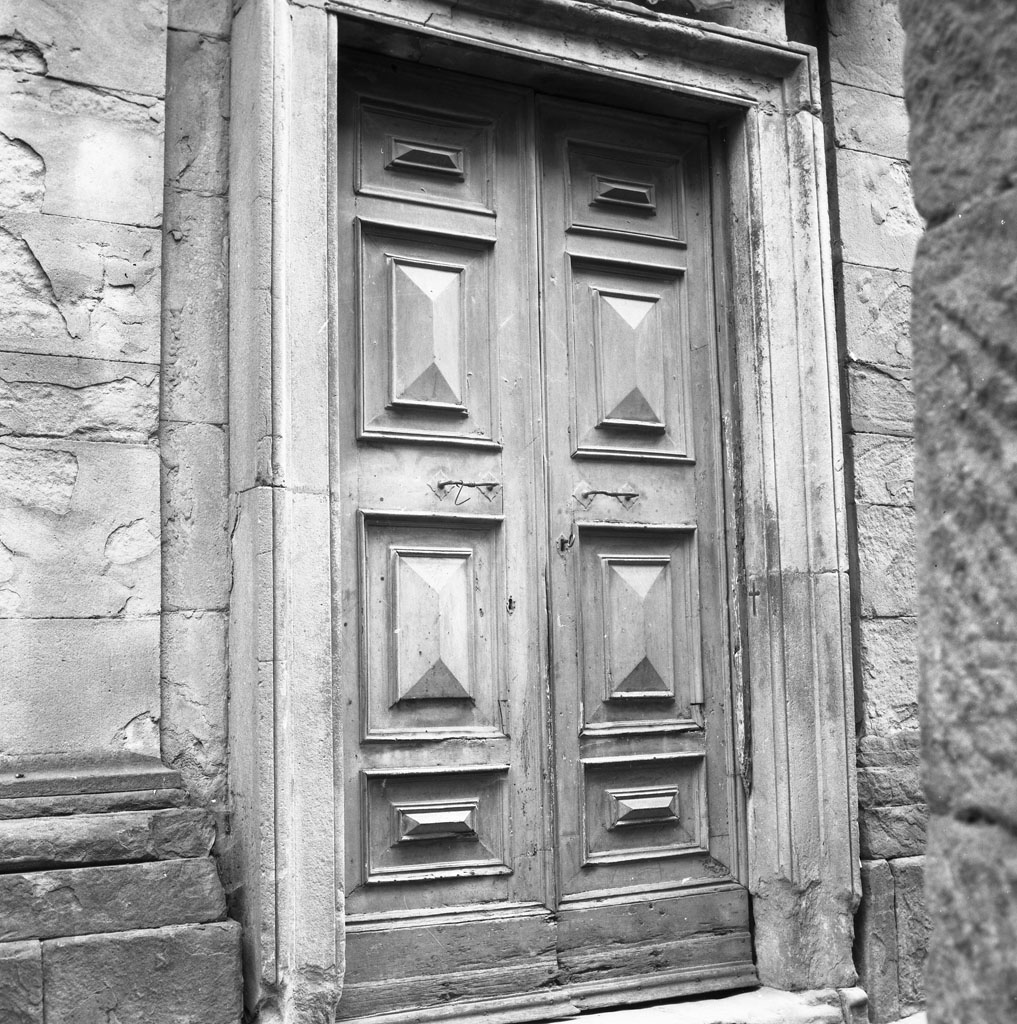 porta - a due battenti - bottega toscana (fine sec. XVIII)