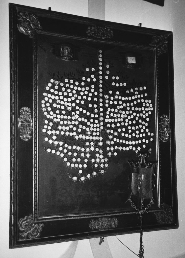 albero genealogico della famiglia Albergotti (dipinto) - ambito toscano (secc. XVII/ XVIII)