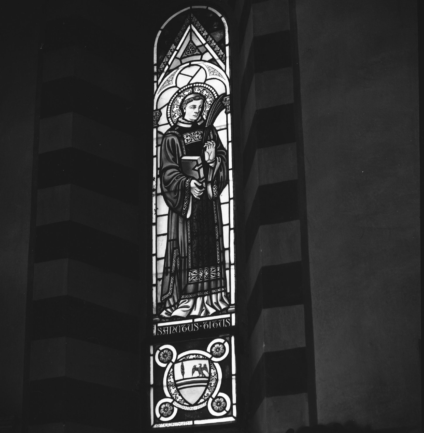 San Tito (vetrata) di Quentin, Barbieri (sec. XX)