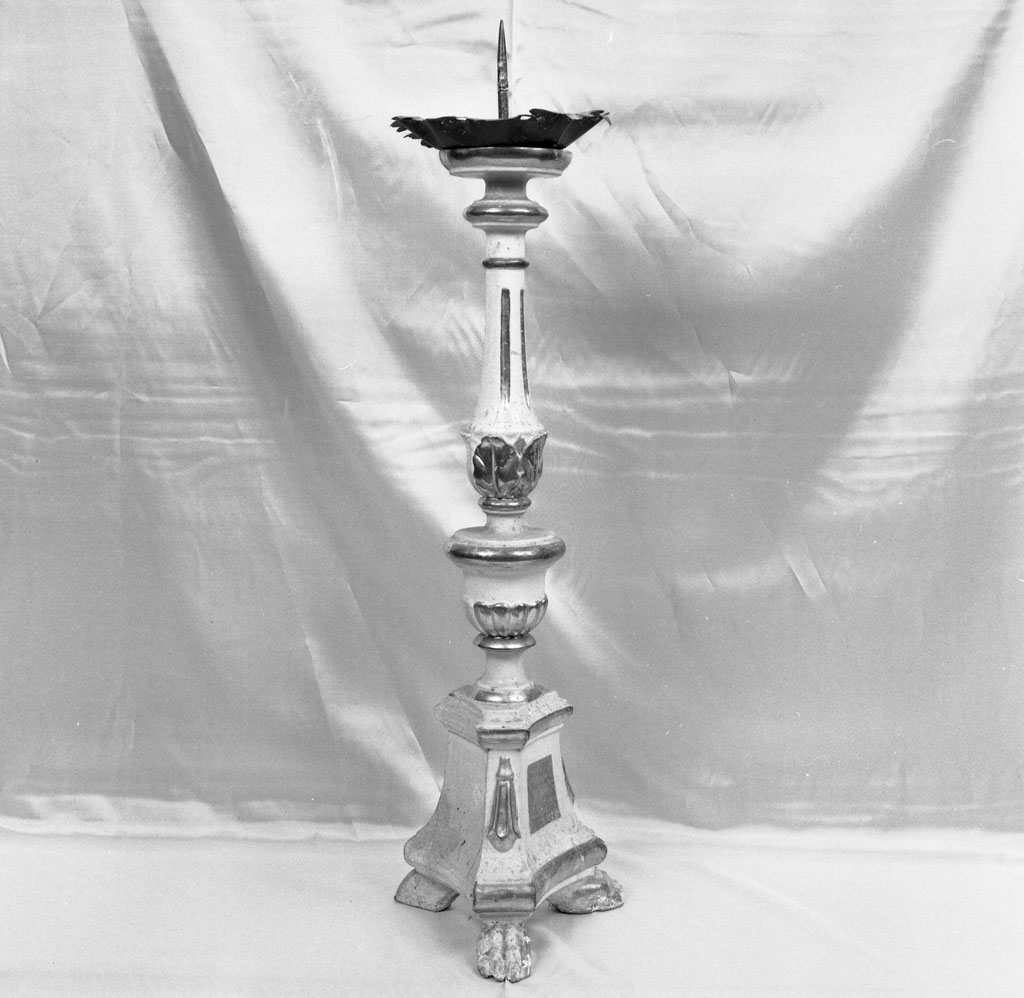 candeliere, coppia - bottega toscana (fine sec. XVIII)