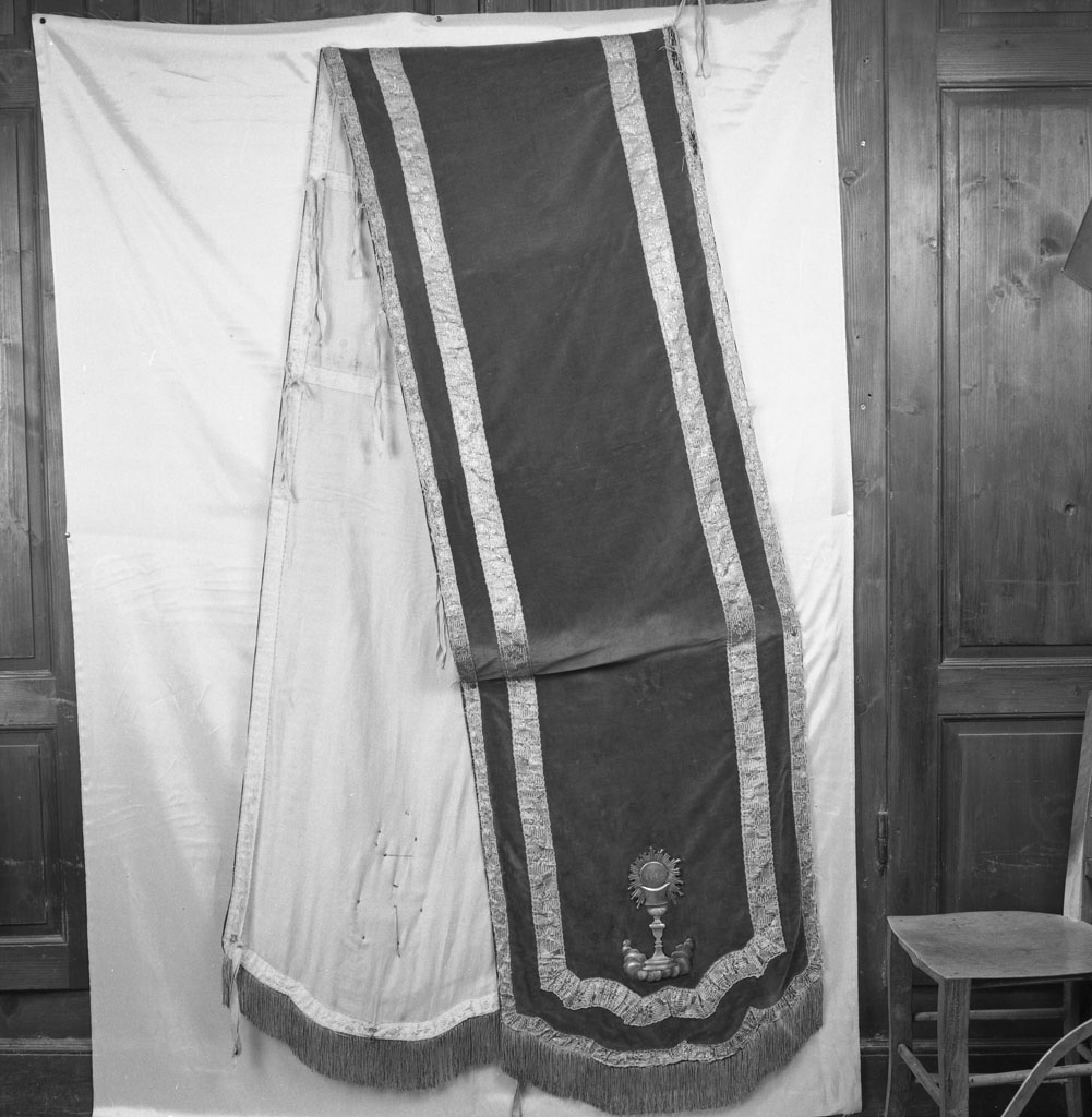 copertura di baldacchino processionale - manifattura italiana (sec. XVIII)