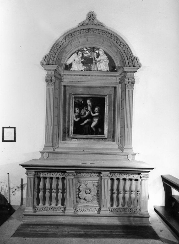 Annunciazione (lunetta) - bottega robbiana (inizio sec. XVI)