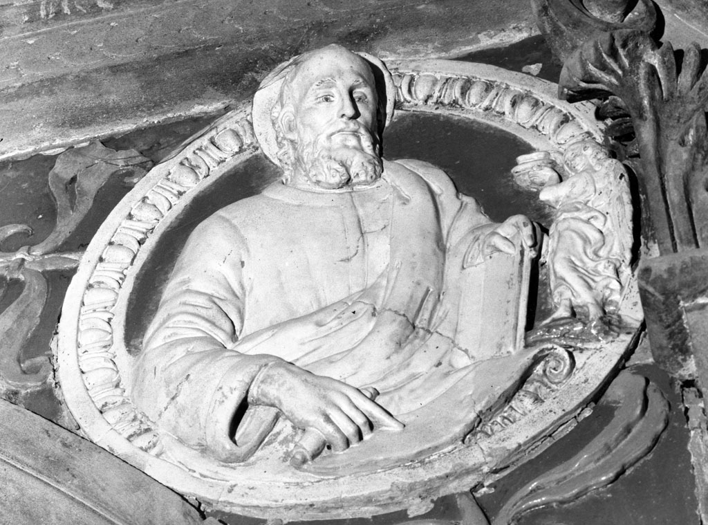 San Matteo Evangelista (rilievo) - bottega robbiana (inizio sec. XVI)