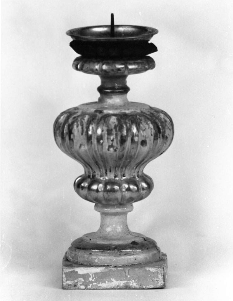 candeliere, coppia - bottega toscana (sec. XIX)