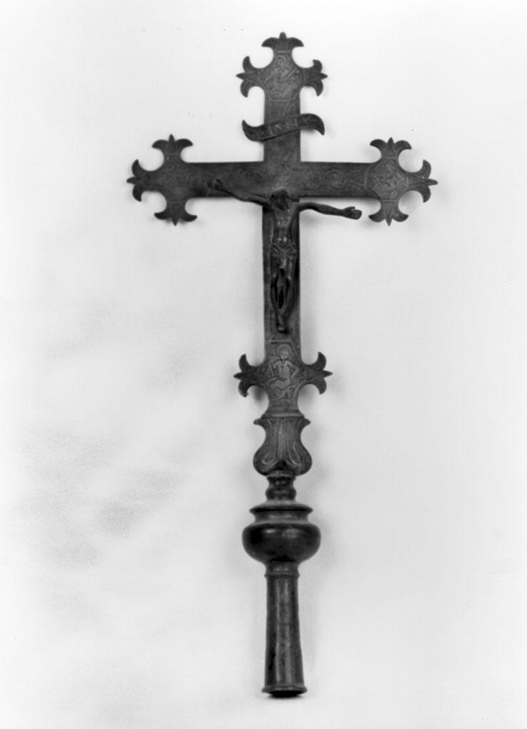 croce processionale - bottega toscana (sec. XVIII)