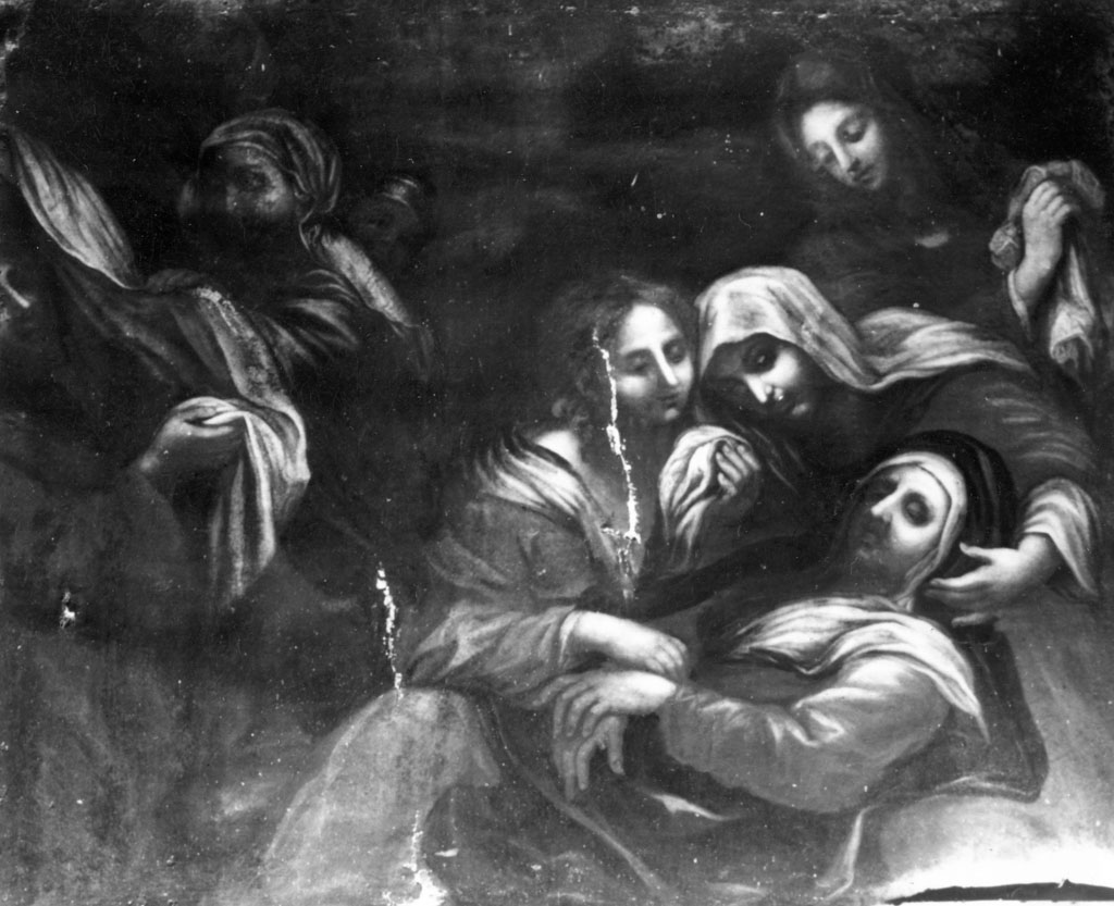 Il Cristo con la Veronica e svenimento della Madonna (dipinto) - ambito fiorentino (sec. XVII)