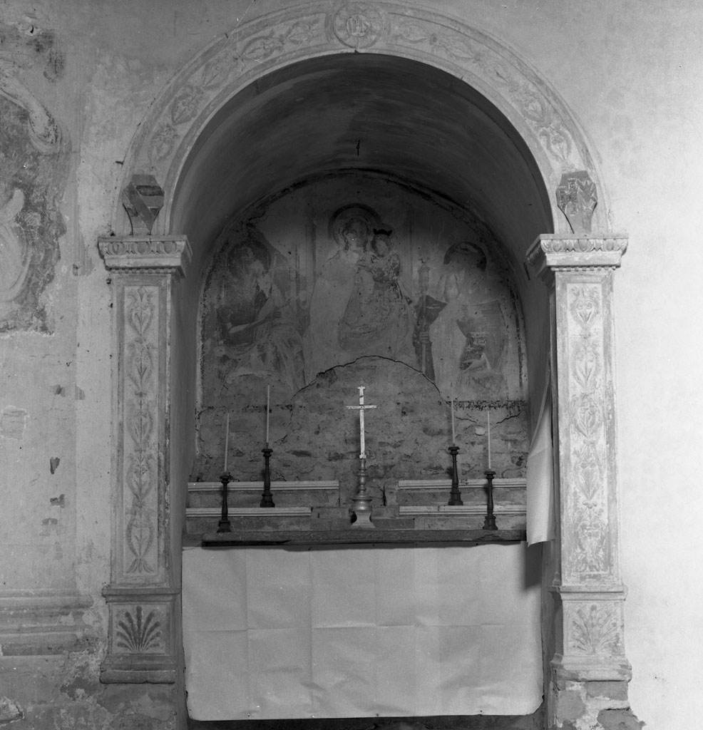 tabernacolo murale - bottega toscana (sec. XV)