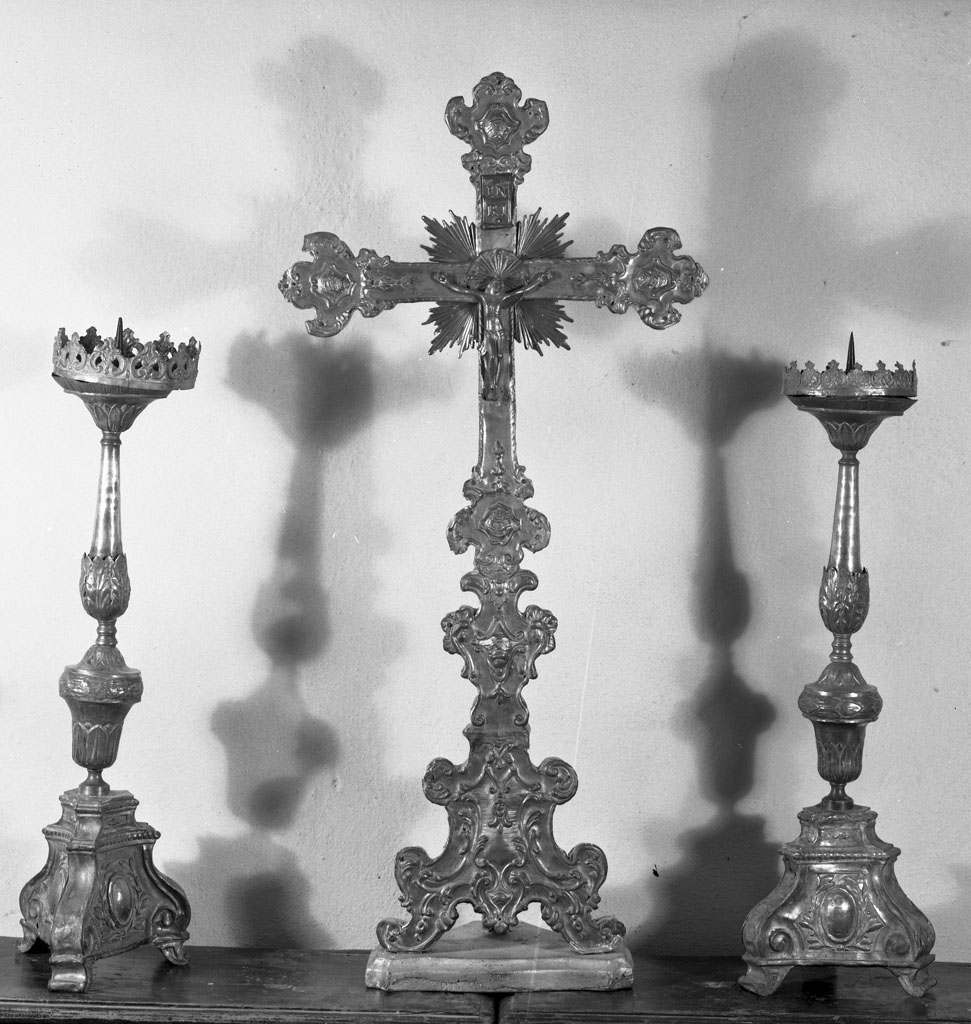 candeliere, serie - bottega toscana (sec. XVIII)