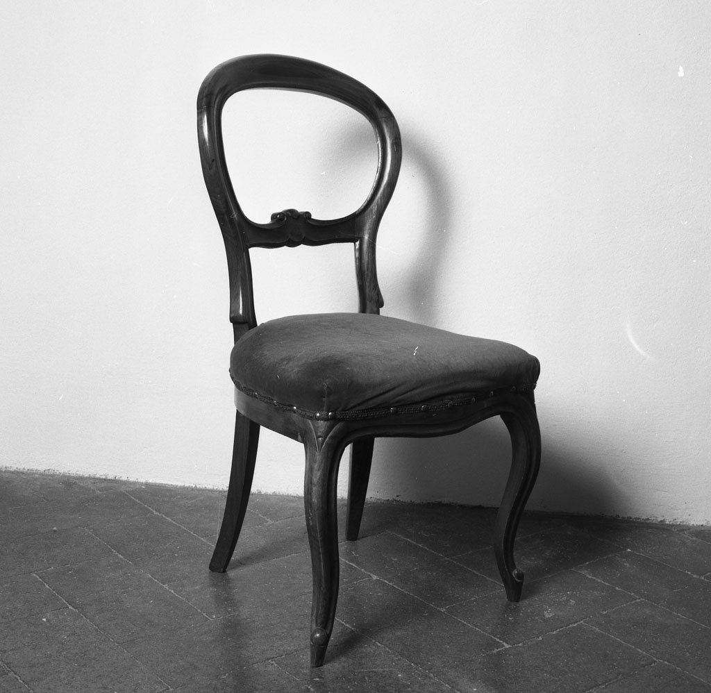 sedia, serie - bottega toscana (fine/inizio secc. XVIII/ XIX)