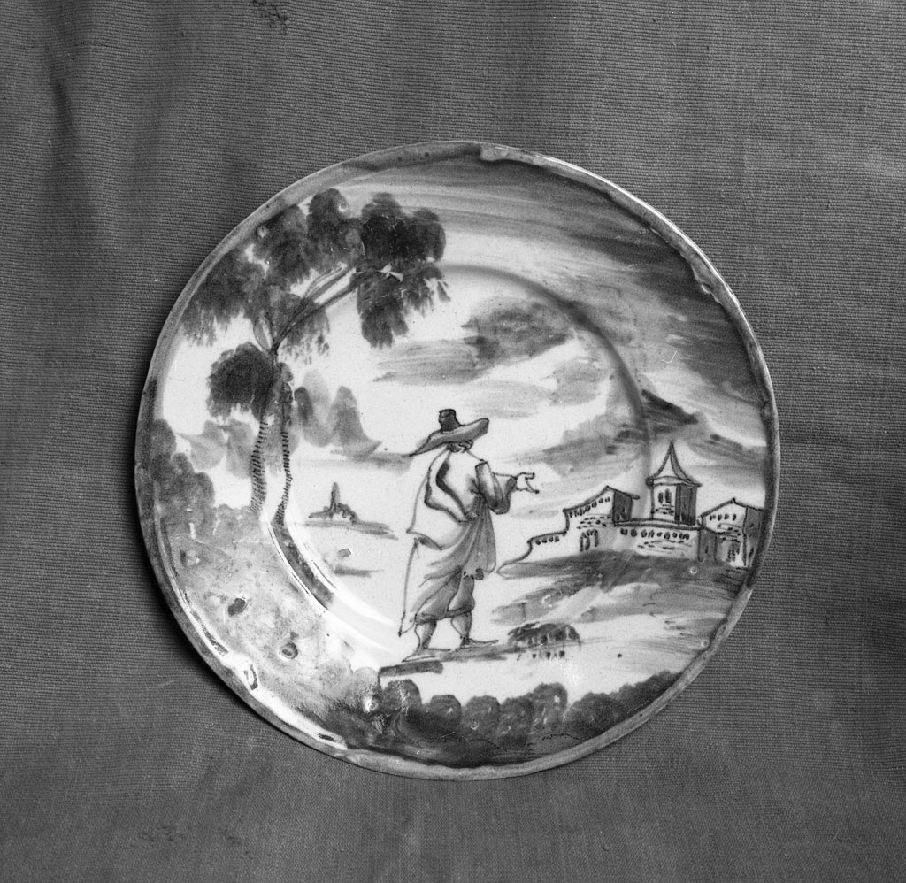 piatto - bottega savonese (fine sec. XVII)