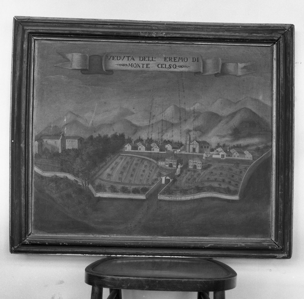 Veduta dell'Eremo di Monte Celso (dipinto) di fra' Pasquale (sec. XVIII)