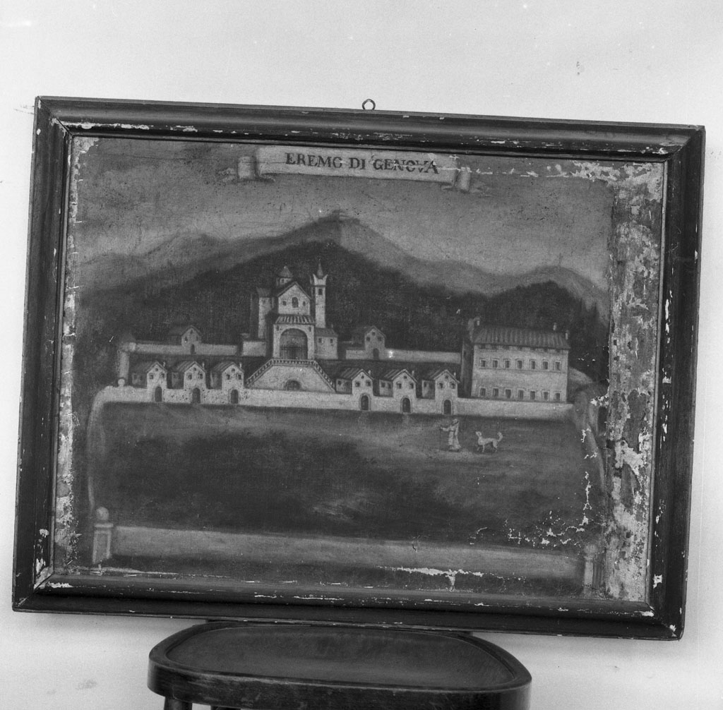 Veduta dell'Eremo di Genova (dipinto) - ambito toscano (sec. XVIII)