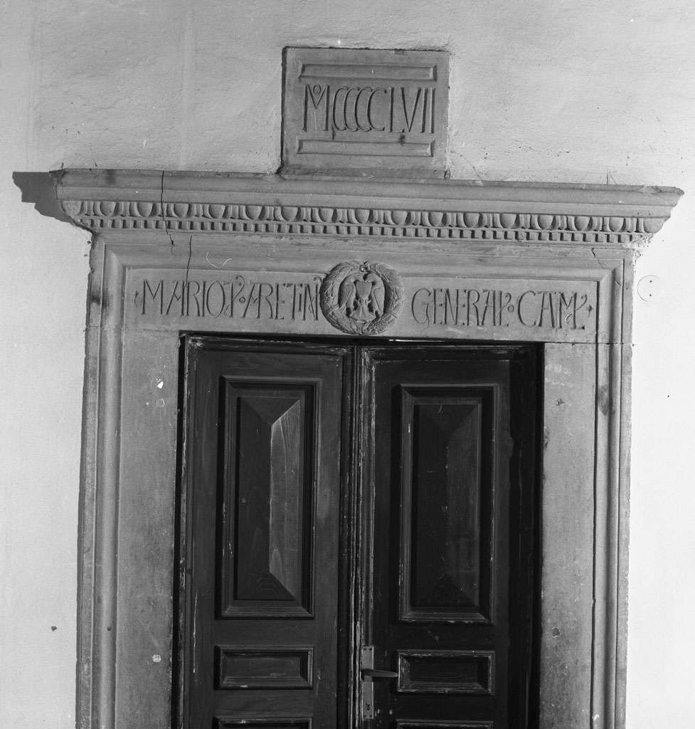 architrave di porta - bottega toscana (sec. XV)