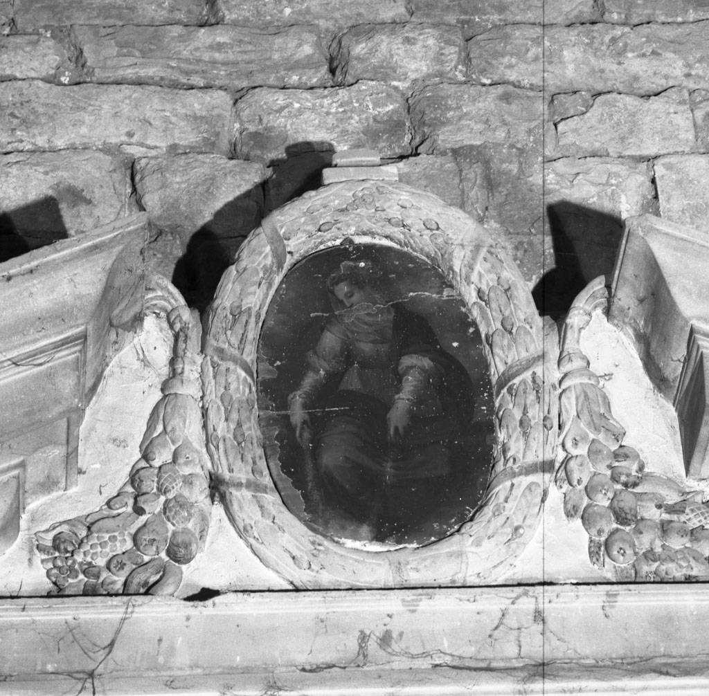 Sant'Agnese (dipinto) di Morandini Francesco detto Poppi (sec. XVI)