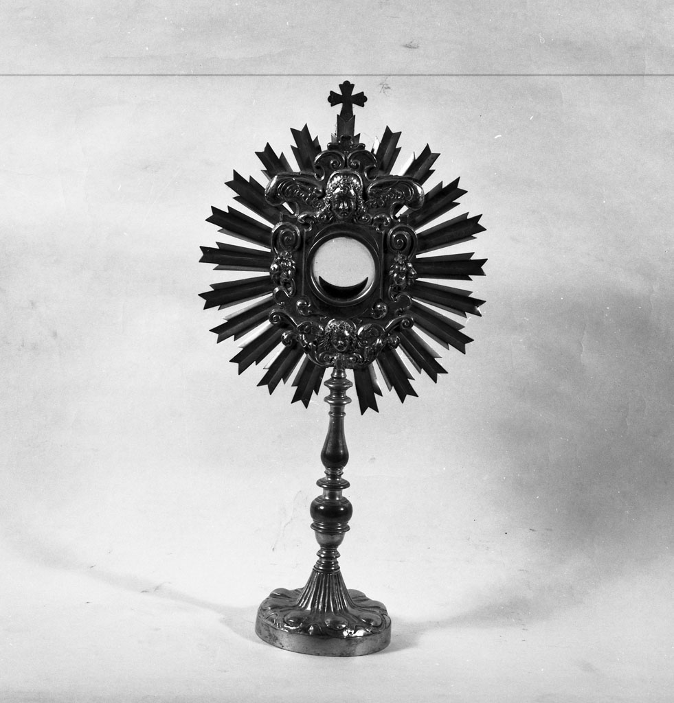 ostensorio - bottega toscana (fine/inizio secc. XVII/ XVIII)