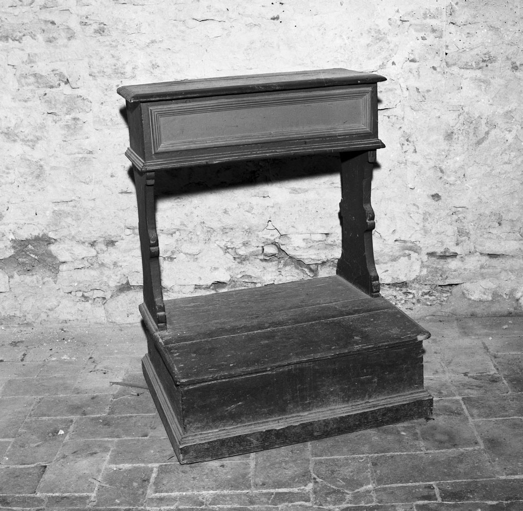 inginocchiatoio - bottega toscana (sec. XVII)