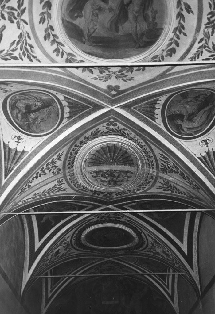 motivi decorativi (soffitto dipinto) - ambito toscano (inizio sec. XIX)