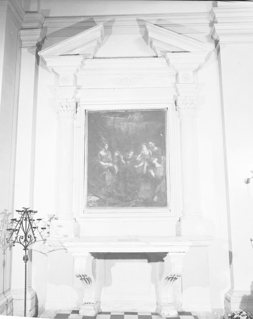 altare - bottega aretina (metà sec. XVIII)