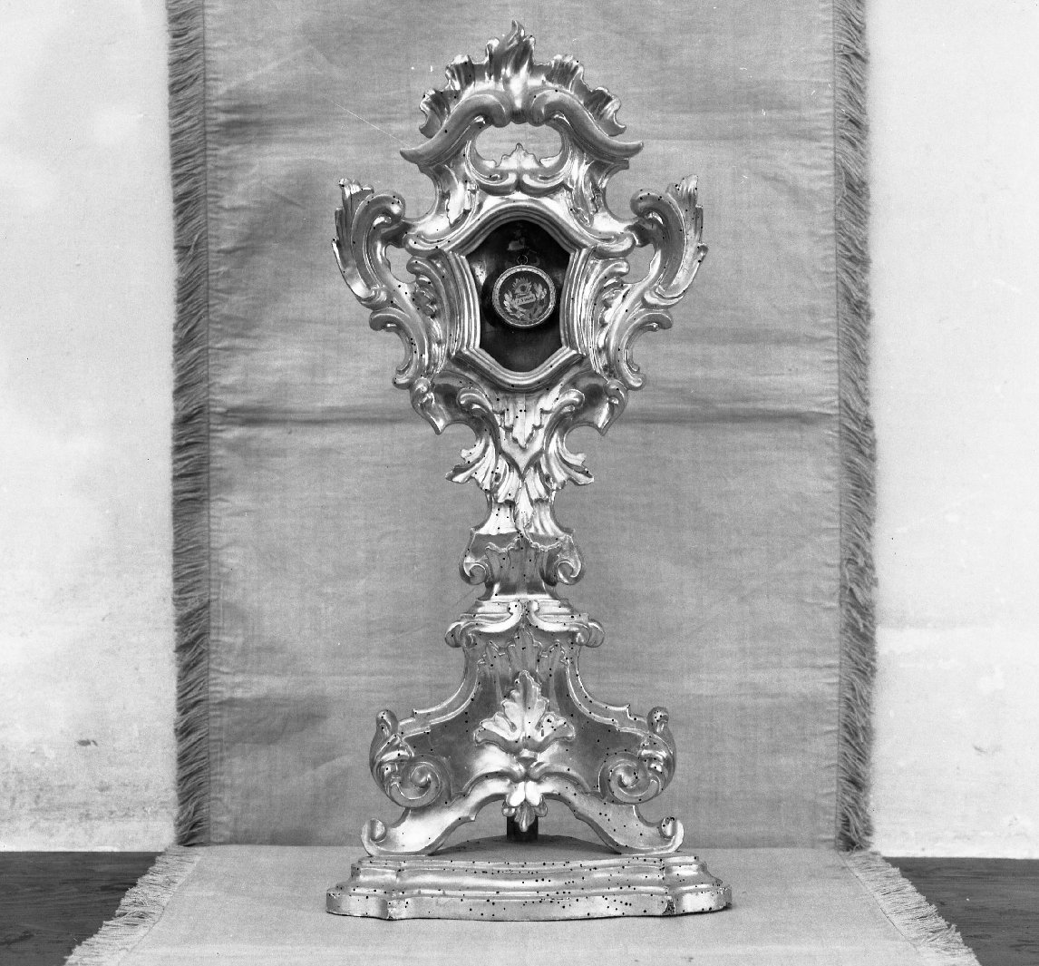 reliquiario - a ostensorio - bottega italiana (sec. XVII)