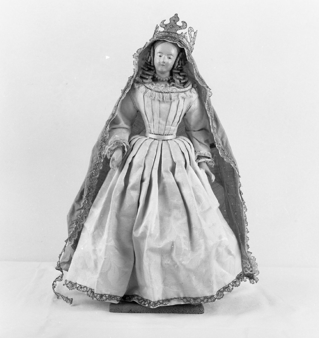 Madonna (statua) - bottega toscana, bottega casentinese (sec. XIX)