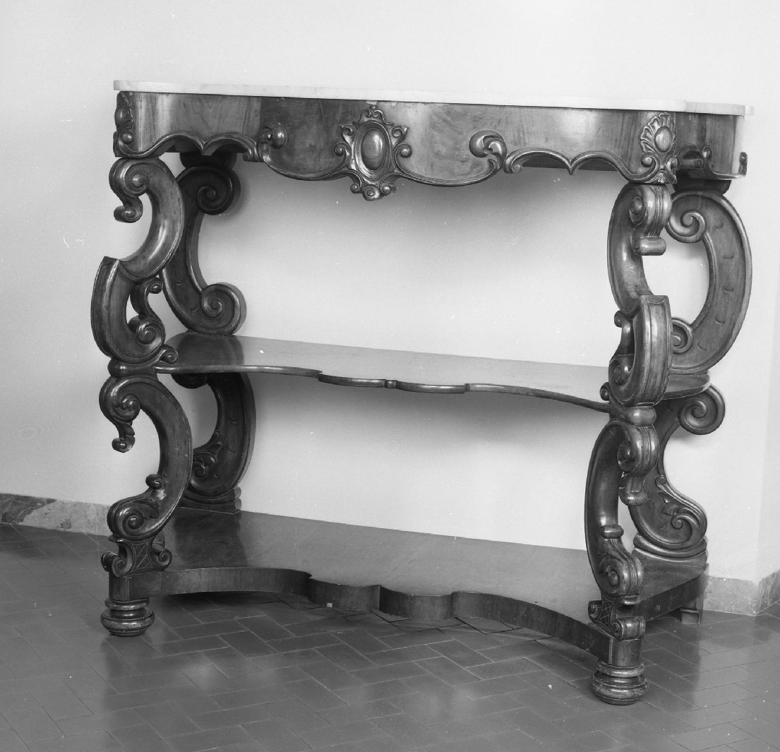 console - bottega italiana (metà sec. XIX)