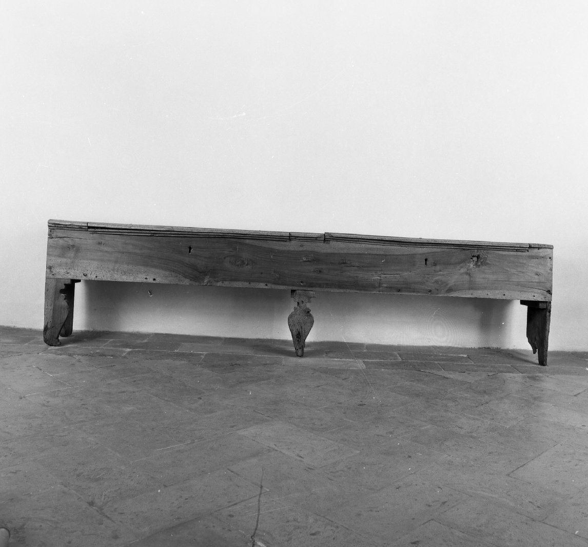 sedile - bottega casentinese (sec. XVII)