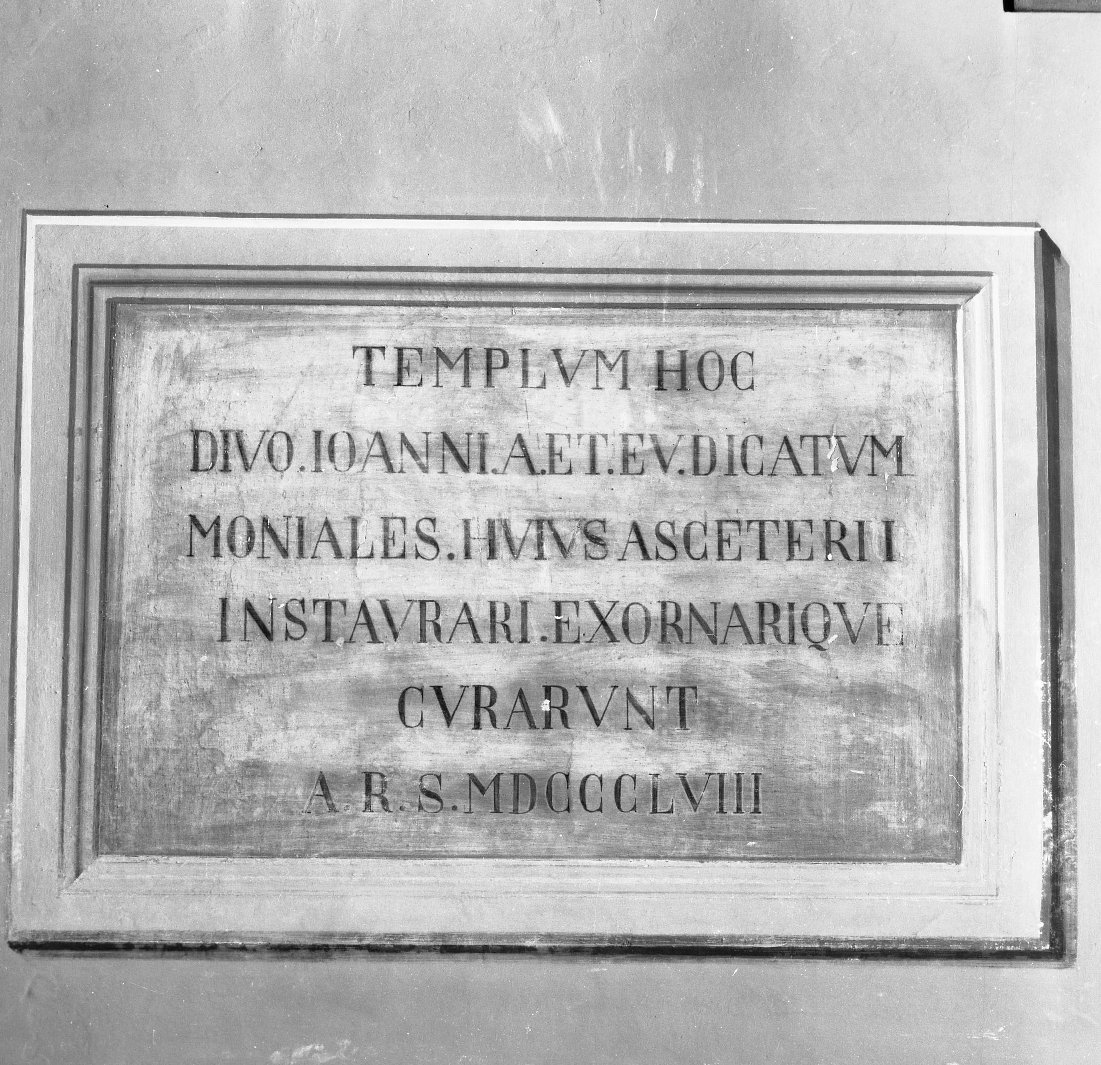 lapide - bottega casentinese (sec. XIX)