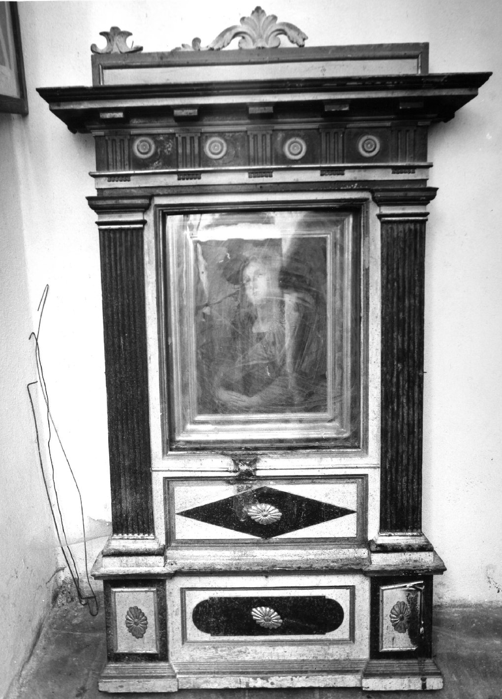 figura femminile (dipinto) - ambito Italia centrale (fine/inizio secc. XVIII/ XIX)