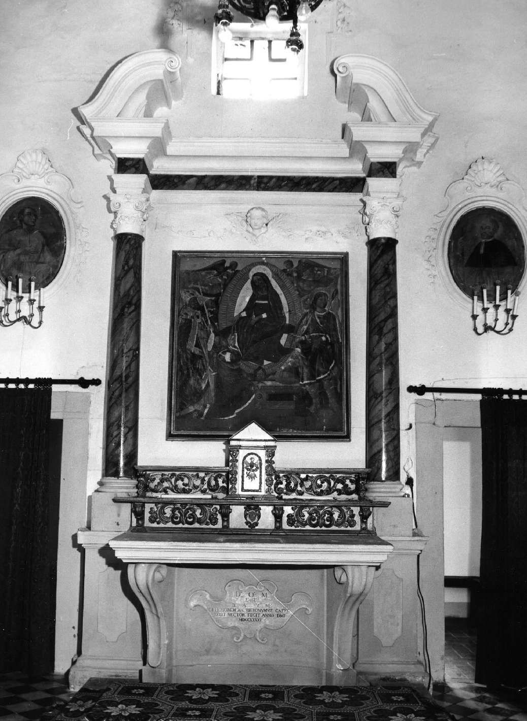 mostra d'altare - bottega toscana (prima metà sec. XVIII)